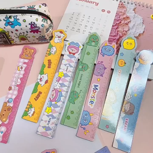 📏ไม้บรรทัดแม่เหล็ก🧲ลายการ์ตูนสุดเท่🧲คละลาย✔️ว้าวดี GIFTSHOP มีแม่เหล็กในตัว ลายการ์ตูนเท่ๆ