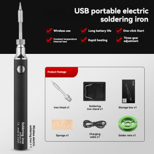 JCD Wireless Charging Electric Soldering Iron USB Solder Iron 5V 8W Fast Charging lithium battery Portable Repair Welding Tools