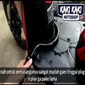 PAKET LENGKAP Step Bastep Footstep Pijakan Kaki Depan Matic Honda Beat Lama Old Karbu 2007-2012 Tebal Murah
