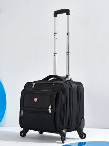 Swiss Army 18-Inch Oxford Cloth Handheld Boarding Bag Mens Business Travel Pullman Wheel Universal Wheel Luggage Carry-On Bag