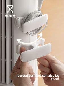 LANJIAOLUO | Wire Organizer Cable Management Tool Plug Storage No Drilling Required
