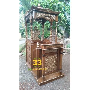 Mimbar masjid kubah jati jepara