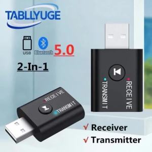 Bộ Chuyển Đổi Âm Thanh Bluetooth 5.0 2 Trong 1 Bộ Phát Và Thu Tín Hiệu 35mm Aux/USB Stereo Dongle Cho TV Xe Hơi Tai Nghe Loa PC