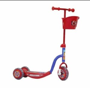 scooter anak pmb s-01 roda tiga pink-blue skuter lampu