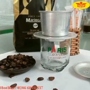 Cà phê hạt/bột nguyên chất - 100% Robusta - Đắng đậm mạnh đặc trưng (Pha phin/máy) [1kg]