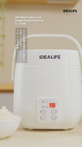 Idealife Mini Rice Cooker IL-110B / IL110B Low Carbo