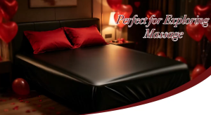 PU Leather Waterproof Fitted Bedsheet for Queen/King/Single Size Kids Pet Elderly Friendly Anti Mite Easy Wipe Clean