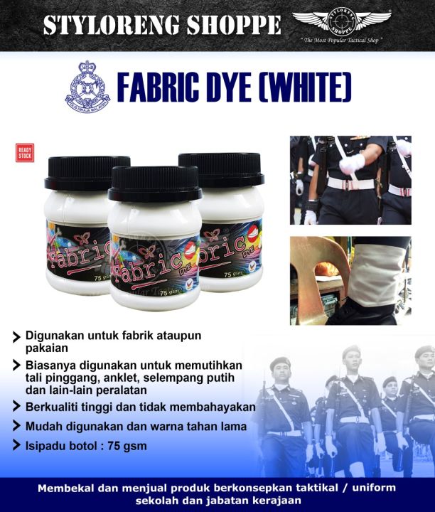 FABRIC DYE (WHITE) Lazada