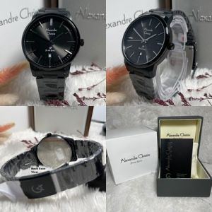 Jam Tangan Pria dan Wanita Alexandre Christie AC 1034 AC1034 Original Garansi Resmi 1 Tahun - Stainless
