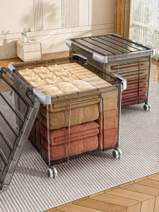 XINGYOU | Transparent Wheeled Large Capacity Storage Box
