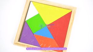 Beringin Toys Mainan Edukasi Anak / Puzzle Matching Color / Puzzle Kayu Mencocokkan Warna / Mainan Puzzle / Mainan Anak Shapes