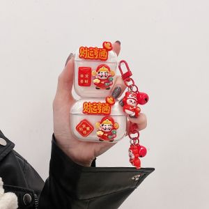 Artistic iKF Air01 Earphone Protective Case Female Version Transparent TPU Shell Clip-On Style Earphone Cover for iKF Find Lite