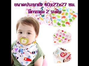 ผ้าซับน้ำลายเด็ก 0-1 ปี กระดุมแป๊กปรับได้ 2 ระดับ ผ้ากันเปื้อนเด็ก กันเปื้อนเด็ก ผ้าพันคอเด็ก ของใช้เด็ก ผ้าซับน้ำลาย BS003