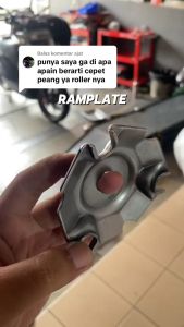 RAMPLATE TUTUP RUMAH ROLLER VARIO - PCX - ADV - 125 - 150 - 160 SUDAH DI CUSTOM DI HALUSKAN UNTUK UPGRADE CVT KIRIAN By PLATINUM RACING