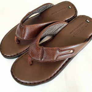 Dép Kẹp Nam Da Bò Cỡ Lớn (Size 44 45 46 47) Dép Nam Xỏ Ngón Big Size Da Thật Cao Cấp HKT Shop HKT Shop DN619