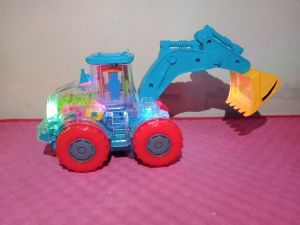 B/O BEKO GEAR  Mainan anak Bentuk mobil Excavator  Ada lampu dan music
