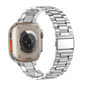 Stainless Steel Strap For Apple Watch Band 44mm 49mm 45mm 40mm Gold Watchbands Iwatch Series 8 Ultra 7 6 5 4 3 2 1 Braceletes
