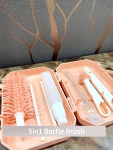 Foldable Bottle Drying Rack With Bottle Brush Set Travel Bottle Dryer Holder Space Saving Drying Rack For Bottles