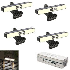 Hlinkey Không Dây sử dụng năng lượng mặt trời đèn kẹp kẹp chắc chắn Không Có Khoan Cài Đặt 36 đèn led cảm biến chuyển động Cho Ban Công Patio Cắm Trại đèn ban đêm