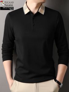 TUCANO | Mens Long Sleeve Polo Shirt Fall Casual