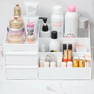 Rak Hias Kosmetik Mini Rak Kosmetik Drawer Tempat MakeUp Perhiasan
