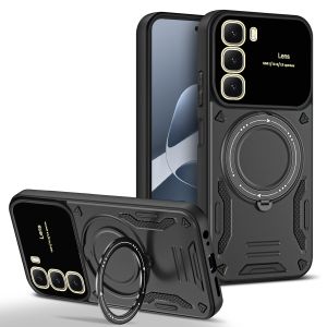 Kickstand Shockproof Armor Phone Case For Infinix Hot 60 60i 50 50i 30 30i 40 40i Pro Note 50S 50X Camera Protection Cover
