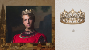 Royal Full Round King Crown Men Tiara Prince Male Crown for Medieval Cosplay Birthday Prom Pageant Antique Design Metal High Quality Silver Gold Color 8cm Height