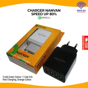 [COD] BATOK CHARGER FAST CHARGING 3.1A WITH LED QUALCOMM 3.0