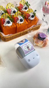 NIIMBOT B2 Thermal Label Printer Bluetooth Portable Mini Inkless Printing Label Maker Name Sticker Food Switch Stickers Kitchen Photo Label Machine