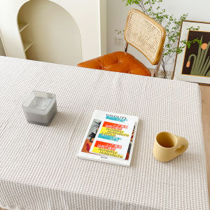 Nordic Style Creamy Color Tablecloth Bedside Coffee Table Mat Dessert Tablecloth round Tablecloth Long Tablecloth Home Textile