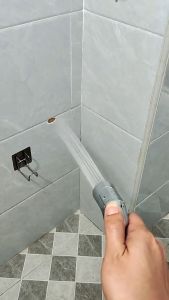 Jet Shower Closet Set Komplit Bidet Toilet Duduk Kloset Cebok Putih Stop Kran Cabang Premium Hitam