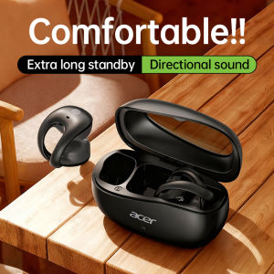Acer Ohr555 Wireless Bluetooth Headset Ear-Clip Design Hifi High-Definition Noise Reduction Comfortable to Wear Sports Running Fitness Mobile Phone Tablet Notebook Multi-Device Compatible