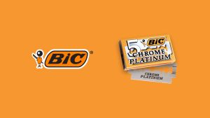 BIC Chrome Platinum Double Edge Razor Blades for Safety Razors - 100 Bulk Pack
