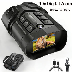 2.8 Screen 4K Night Vision Binoculars 10X Digital Zoom Video Recording Infrared Night Vision Device 2000mAh Day Night Use