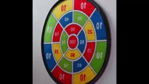 Children with Sticky Ball 74CM Large Dart Board Family Interactive Game Educational Arithmetic Indoor/Outdoor Sports Toys Gift