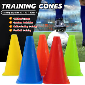 Nurm Plastic Soccer Cones 17cm Basketball Training Agility Marker Cone