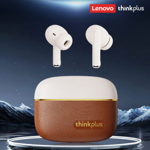Lenovo | Lenovo LP27 Pro Bluetooth Earphones HIFI Stereo Sound Call Noise Reduction Wireless Headset Long Endurance Earbud Leather Design