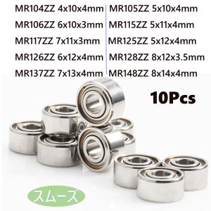 MR148zz Bearing 8*14*4 mm 10PCS MR104ZZ MR105 MR106 MR115 MR117 MR125 MR126 MR128 MR137 MR148 Z ZZ Ball Bearings