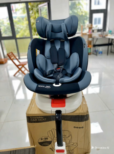 Ghế ngồi ô tô cho bé BABYSAFATY BẢN XÁM LUXURY Xoay 360 độ An toàn tiện lợi cho bé từ 0-12 tuổi SF01 (bán chạy)