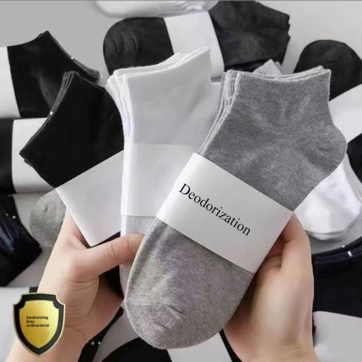 1/3/5/10 Pairs Women/Men Boat Socks Invisible Low Cut Silicone Summer ...