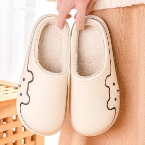 Waterproof Warm Anti-slip Fleece Slippers