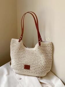 Chio’2nd | Spring Summer Beach Holiday Braided Large Capacity Tote Bag