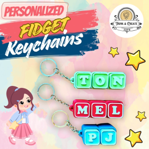 Personalized Mechanical Keyboard Fidget Keychain
