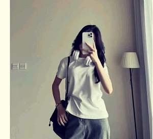 (Hình Thật) Áo Thun Trắng Đen Kem Xám Tiêu Cao Cấp Baby Tee Nữ Dáng Vừa Chất Cotton 100% Dày Dặn