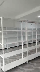 {HÀNG Dầy} Tặng kèm đế nhựa Kệ sắt v lỗ MÀU TRẮNG Nhiều Kích Thước lắp ráp 3 tầng 4 tầng 5 tầng. Nhiều kích thước