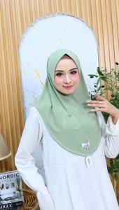 HIJAB BERGO MALAY JERSEY KOREA SOFT PAD SIZE M/ JILBAB INSTAN JERSEY SUPER/ HIJAB INSTAN JERSEY