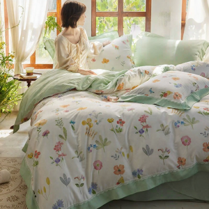 DOHIA | Luxurious Floral Lace Lyocell Bed Set