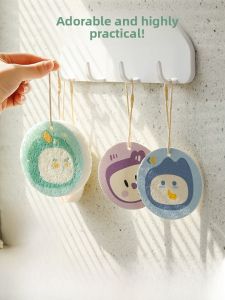 Home Use Wood Pulp Cotton Dishwashing Sponge Compressed Kitchen Brush Dishwashing Special Sponge Scrubber Non-Stick Oil