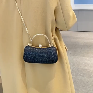【Original+24hours delivery】Evening Clutch Purse for Women Formal Handbags Sparkling Bag for wedding occasion Clutch bag for women elegant High-end delicate ladies handbags Cross-body bag with single shoulder chain Beaded evening bag