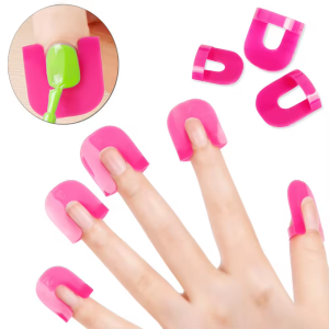 26Pcs Shape Nail Polish Protector Nail Painting Cuticle Protector Tape Applying Clean Nail Polish Suitable for Home Use Bagged